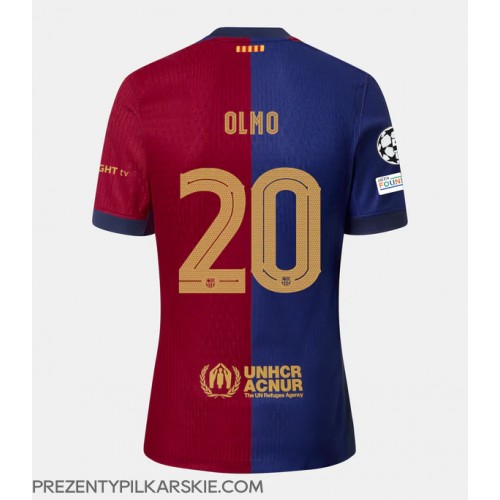 Stroje piłkarskie Barcelona Dani Olmo #20 Koszulka Podstawowej 2024-25 Krótki Rękaw